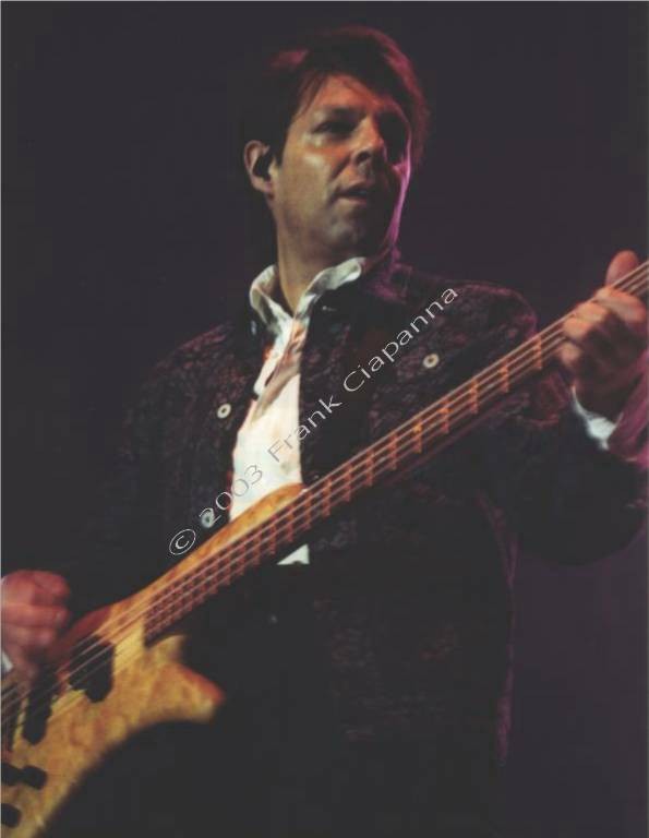 Kasim Sulton at Wembley Arena - 11/17/03 (Photo by Frank Ciapanna)