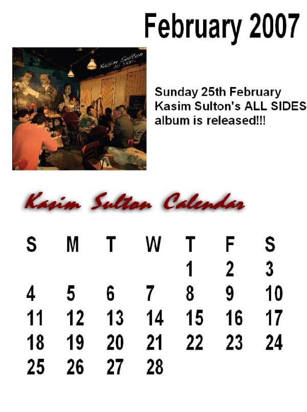 Kasim Sulton Calendar