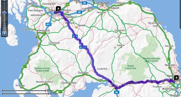 Meat Loaf 2nd European leg Tour Map