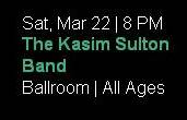 Kasim Sulton gig at The Beachland Ballroom, Cleveland, Ohio