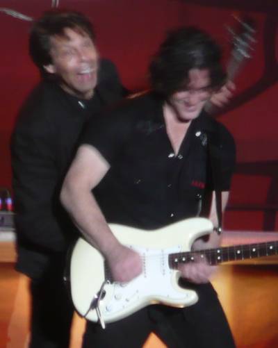 Kasim Sulton and Meat Loaf at the Amphitheater, Gelsenkirchen, Germany - 07/19/08