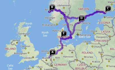 Meat Loaf Casa De Carne Tour Map