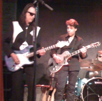 Kasim Sulton and Todd Rundgren at City Winery, New York City, NY, 04/16/09 - photo by RMAC