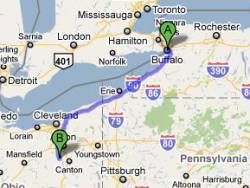 Todd Rundgren Tour Map