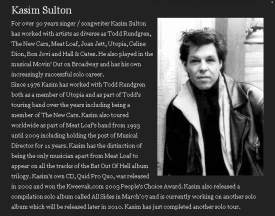 Kasim Sulton T-shirt