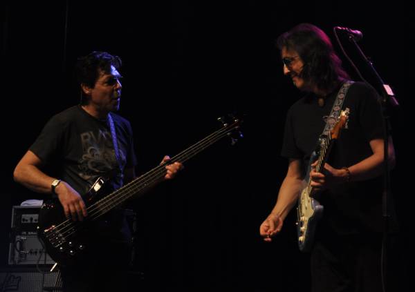 Kasim Sulton and Todd Rundgren at Summerfest, Milwukee, WI, 07/10/11 - photo by Whitney Burr