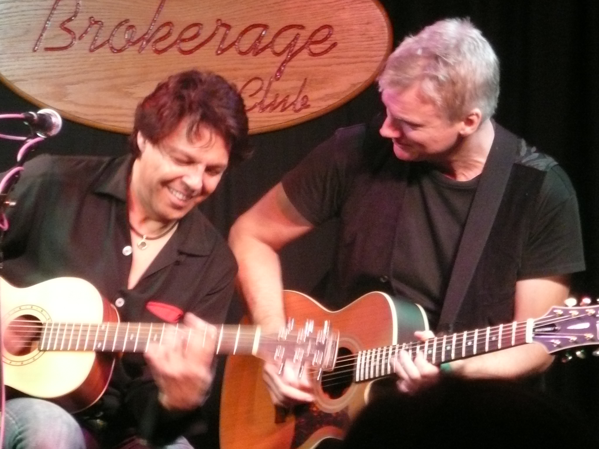 Kasim Sulton and Eilot Lewis at The Brokerage Comedy Club, Bellmore, NY - 10/16/11