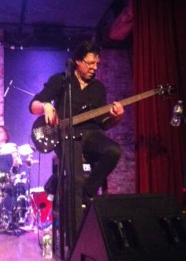 Kasim Sulton at Todd Rundgren gig at City Winery, New York City, 02/27/12 - photo by Mark Woodin