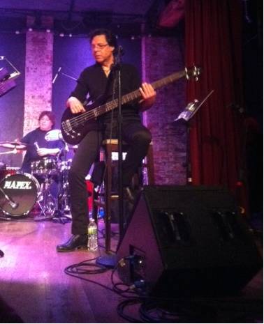 Kasim Sulton at Todd Rundgren gig at City Winery, New York City, 02/27/12 - photo by Mark Woodin