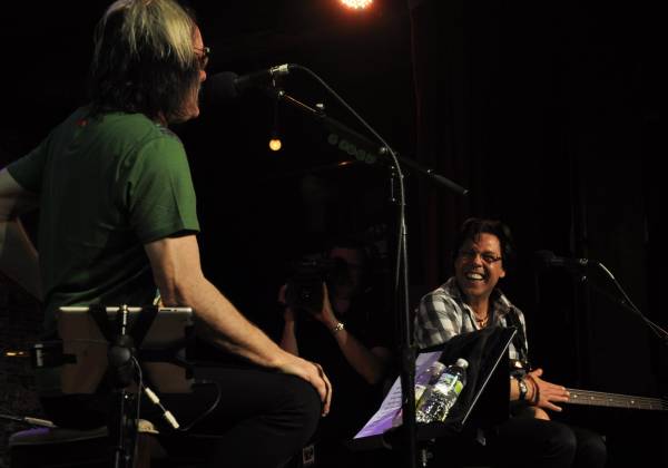 Kasim Sulton at City Winery, New York City, NY, 3/7/12 - photo by Whitney Burr