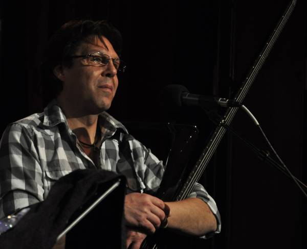 Kasim Sulton at City Winery, New York City, NY, 3/7/12 - photo by Whitney Burr