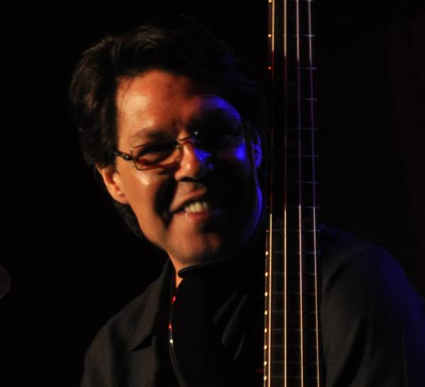 Kasim Sulton at Todd Rundgren Unpredictable Tour in Evanston, IL in May 2012, photo by Whitney Burr