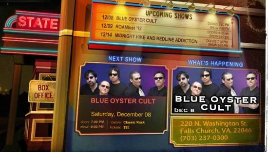 Kasim Sulton at Blue yster Cult gig in Falls Church, VA - 12/08/12