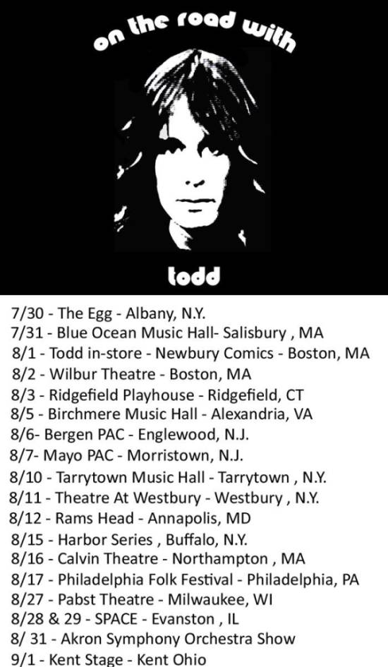 Kasim Sulton and Todd Rundgren Tour