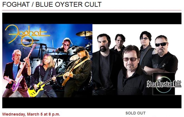 Kasim Sulton and Blue yster Cult venue