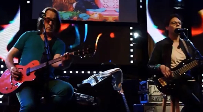 Kasim Sulton and Todd Rundgren at Culture Room, Fort Lauderdale, FL - Saturday 12th April 2014