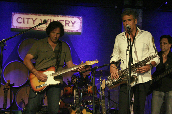 Kasim Sulton at Scott Shannons 101st Show Celebration at City Winery, New York with Mark Rivera - 8/1/14