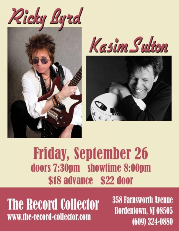 Kasim Sulton and Ricky Byrd gig