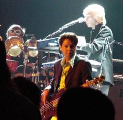 Kasim Sulton, Greg Hawkes and Prairie Prince of The New Cars in Pala, California on 16th May 2006
