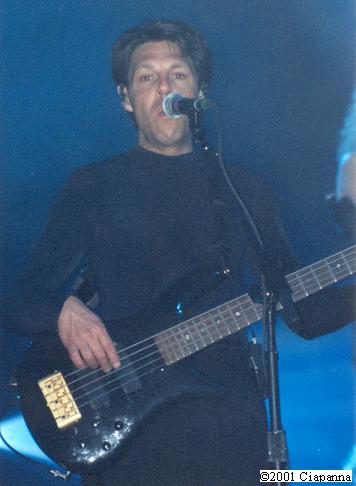 Kasim Sulton at Caesar's, Atlantic City, NJ, 9/08/01 - photo by Frank Ciapanna