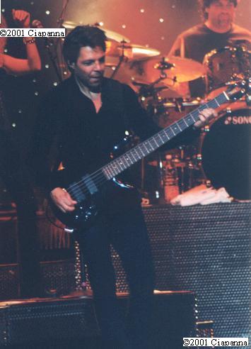 Kasim Sulton at Caesar's, Atlantic City, NJ, 9/08/01 - photo by Frank Ciapanna