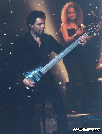 Kasim Sulton at Caesar's, Atlantic City, NJ, 9/08/01 - photo by Frank Ciapanna