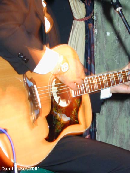 Kasim Sulton at The Abbey Pub, Chicago, 8/10/01 - photo by Dan Locke