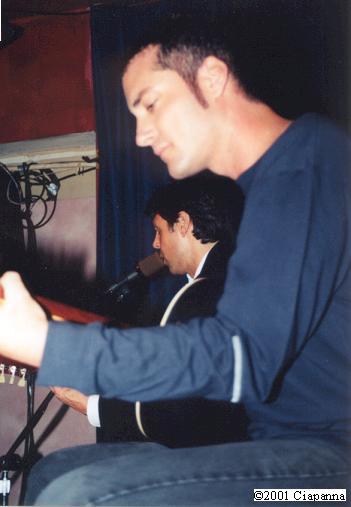 Kasim Sulton at The Tin Angel, Philadelphia, 8/15/01 - photo by Frank Ciapanna