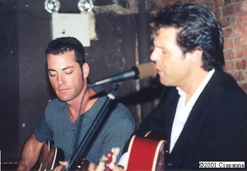 Kasim Sulton at The Bitter End, NYC, 8/18/01 - photo by Frank Ciapanna