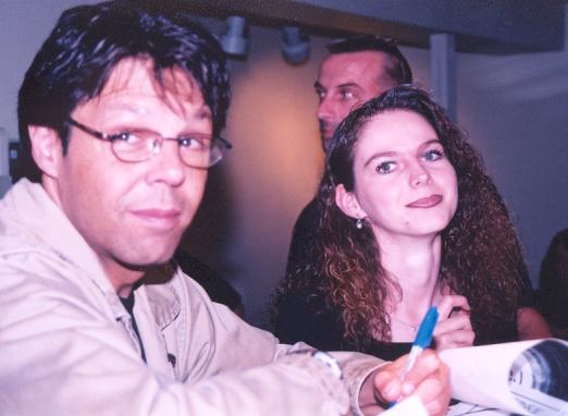 Kasim Sulton at The Little Theatre, Rochester, NY, 8/24/01 - photo by Frank Ciapanna